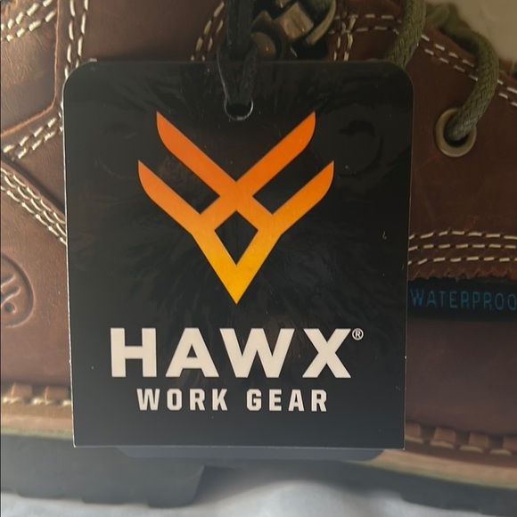 Brown Leather Lace-Up Boots with Moc Toe - Picture 2 of 9